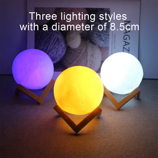 3D LED Moon Lamp