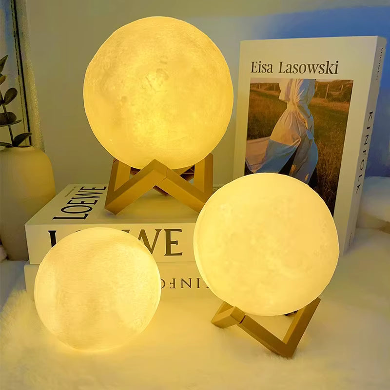 3D LED Moon Lamp