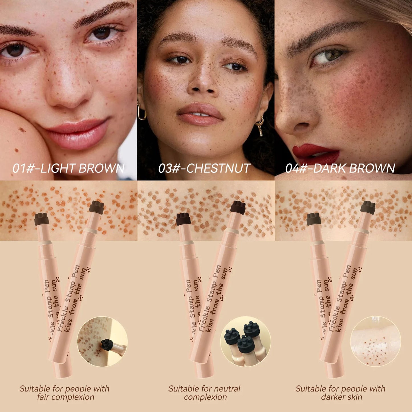 Waterproof Freckle Pen – Natural-Looking Makeup
