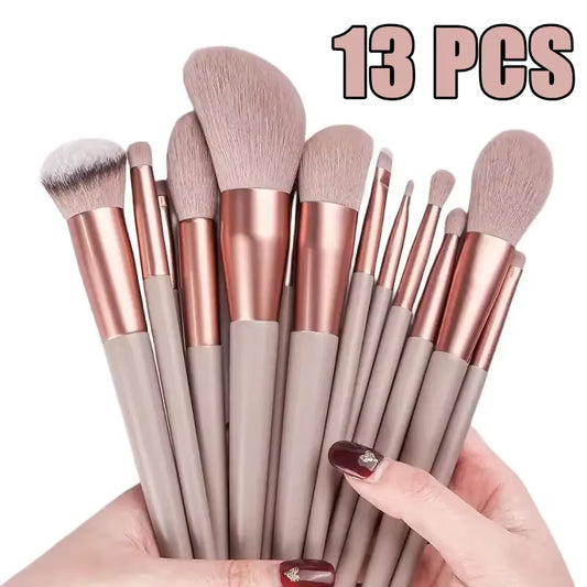 13PCS Soft Fluffy Makeup Brush Set