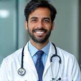 Dr. Sunil in a clinic setting